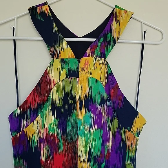 Copio Maxi Abstract Floral Dress - Picture 6 of 7